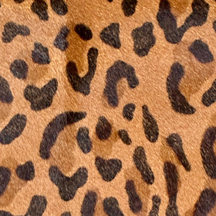Leather Bag 🐾 Leopardo su marrone