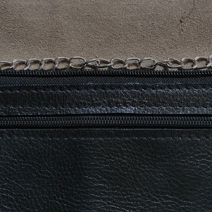 Leather Bag 🐾 Leopardo su nero