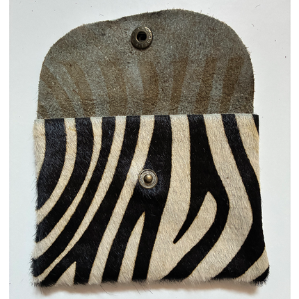 Portacarte/ portamonete in pelle 🐾 Zebra
