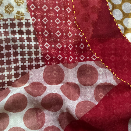 Sciarpa 100% Lana, Ricamata a mano ❄️ Xmas