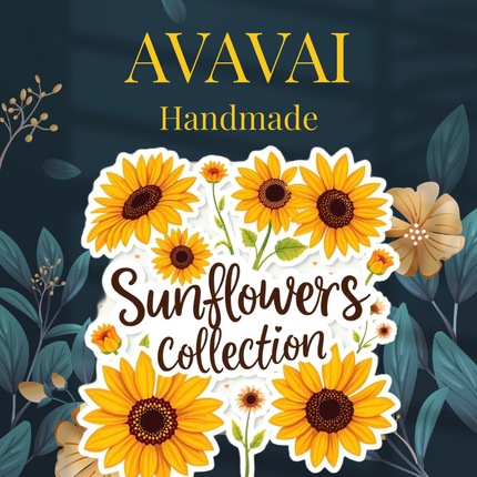 Light Blue Denim 🌻 Collana Ricamata a Mano 🌻