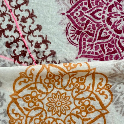 Sciarpa/ Beach Sarong Cotone ★ Orange Mandala