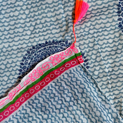 Sciarpa/ Beach Sarong Cotone ★ Neon Trim