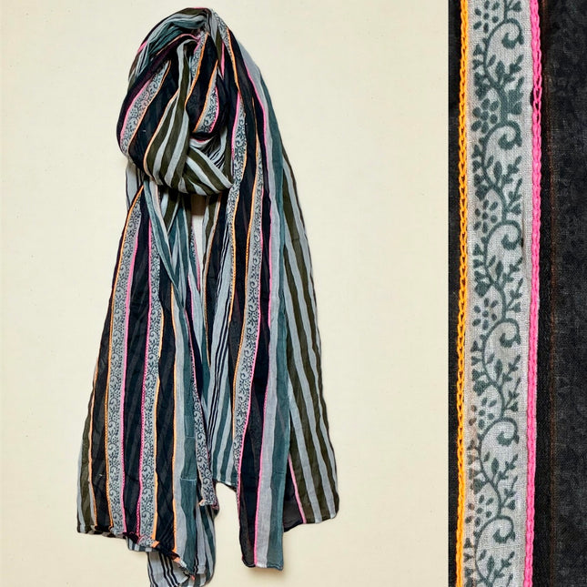 Sciarpa/ Beach Sarong Cotone ★ Charcoal