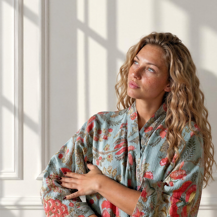 Accappatoio Nido d'Ape 100% Cotone 🌿 Chintz