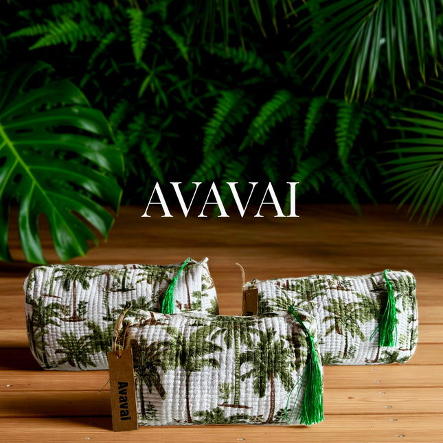 Roary Pouches 🐾 Green Palm
