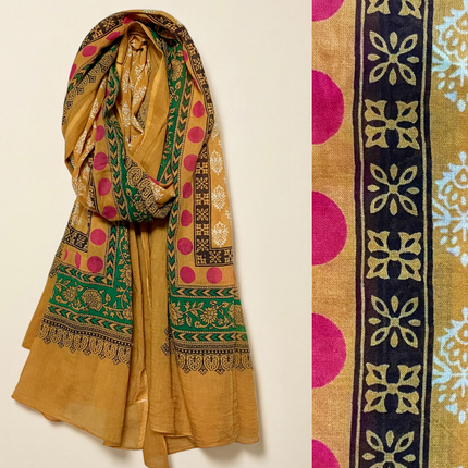 Sciarpa/ Beach Sarong Cotone ★ Oro