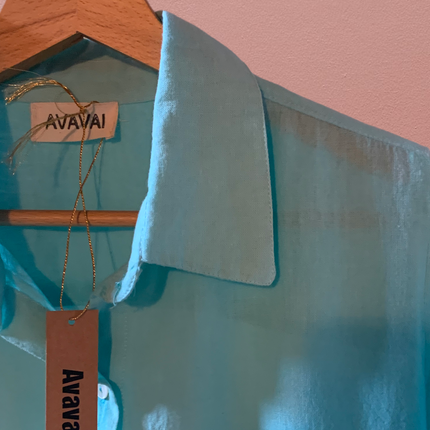 Zahara Camicia con Tasche ✨ Acqua