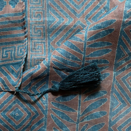 Sciarpa/ Beach Sarong Cotone ★ Petrolium