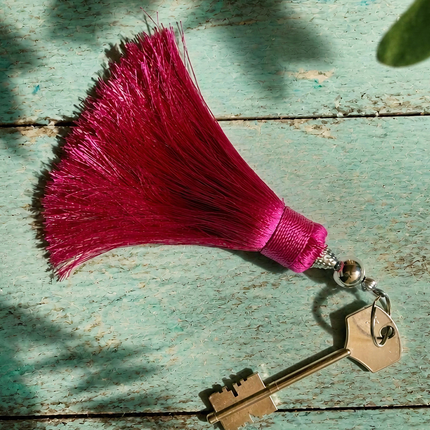 Portachiavi/Charm da Borsa Siam ❤︎ Magenta