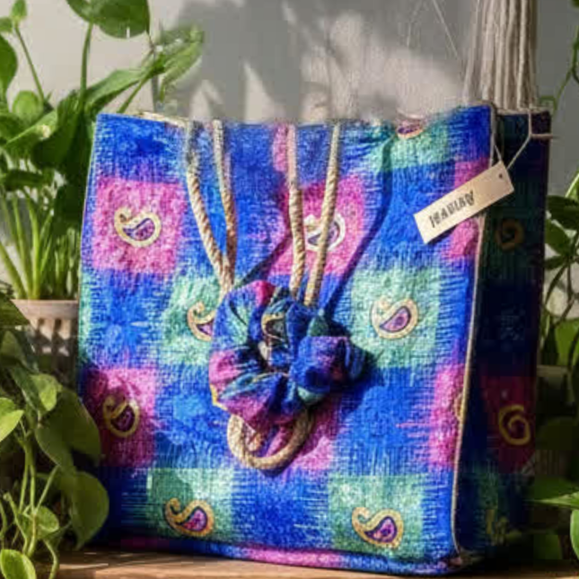 The Silky Shopper Bag + Scrunchie ★ Calei