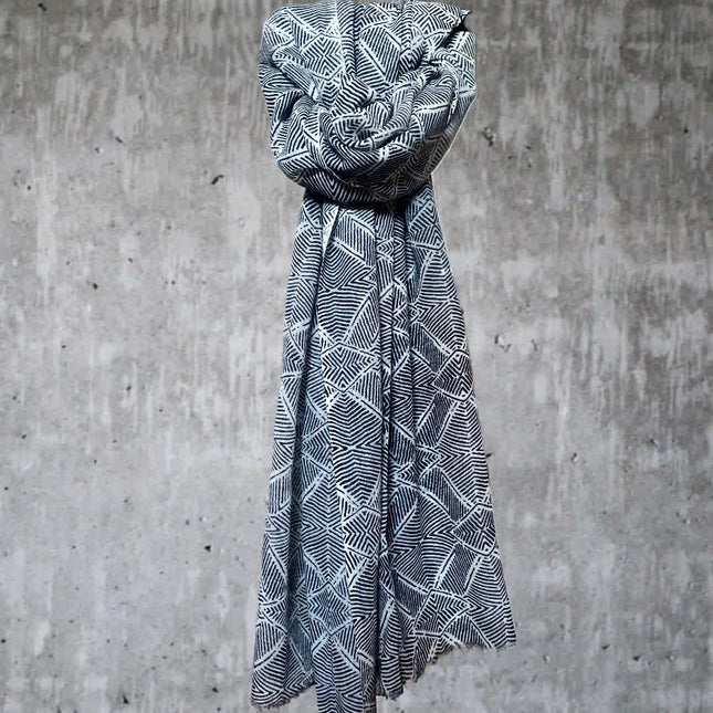 Sciarpa Grande 100% Lana ❄️ Zig Zag