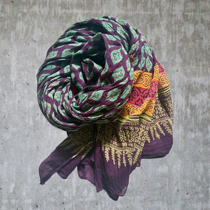 Sciarpa/ Beach Sarong Cotone ★ Viola