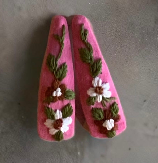 Hair Clips ❀ Ivy ❀ Fermagli Ricamati a mano