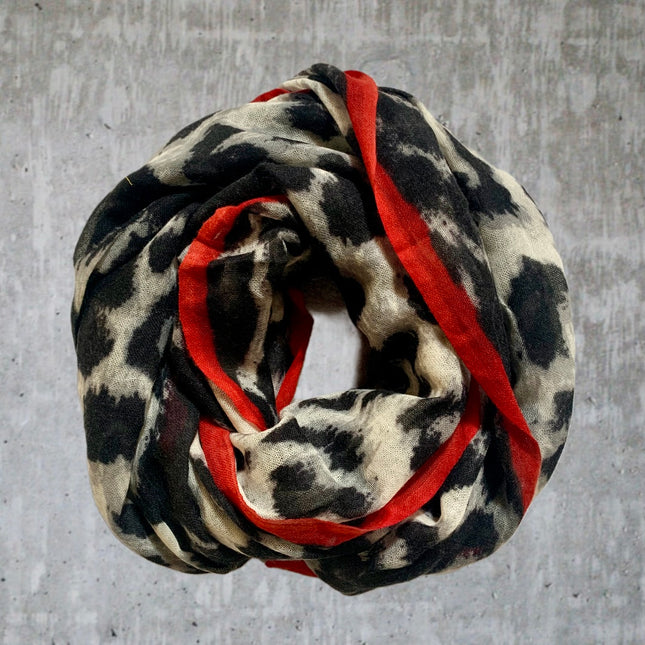 Sciarpa 100% Lana ❄️ Black Leopard