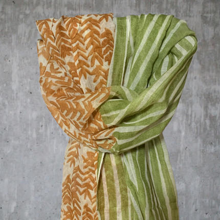 Sciarpa 100% Lana Block Printed ❄️ Espi