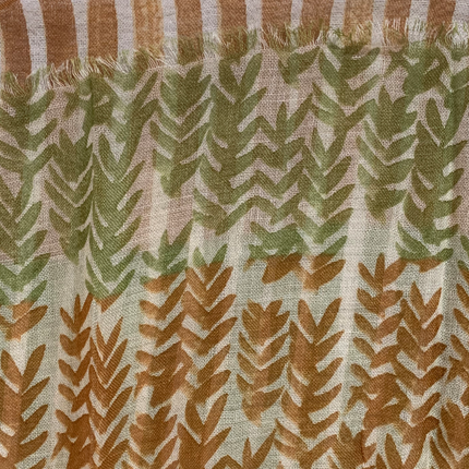 Sciarpa 100% Lana Block Printed ❄️ Espi