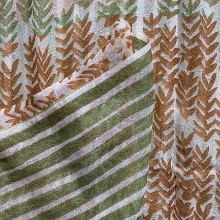 Sciarpa 100% Lana Block Printed ❄️ Espi