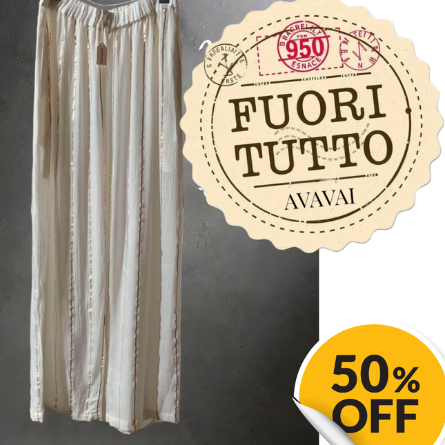 Golden Stripes ✨Pantalone con strisce dorate