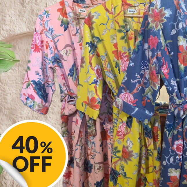 Bangkok Bath Robes ✨100% Waffle Cotton