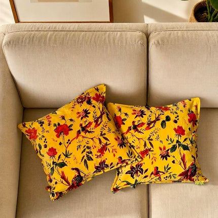 Federa per Cuscino in Velluto ❤︎  Exotic Yellow