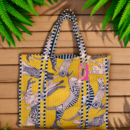 Kitty Tote Bag 🐾 Gialla