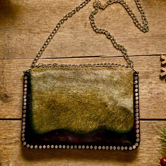 Borsa a tracolla in pelle HANDMADE ★ Dallas