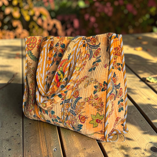 Borsone in Velluto ☆ Tangerine